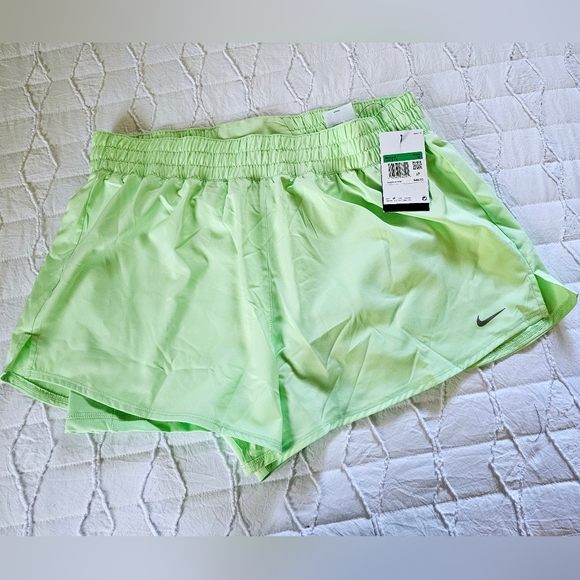 Nike Women's One Dri-FIT High-Waisted 3" 2-in-1 Shorts DX6016 376 Size XL - Picture 6 of 8